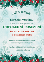 Pozvánka na odpolední setkání seniorů