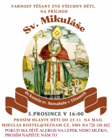 Pozvánka na příchod sv. Mikuláše