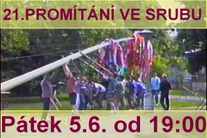 Promítání ve srubu