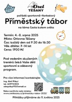 Příměstské tábory v Těšanech, místa stále volná.