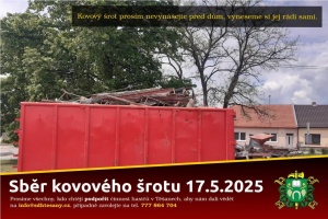 Svoz železného šrotu 17.5.