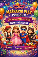 Pozvánka na Maškarní ples pro děti