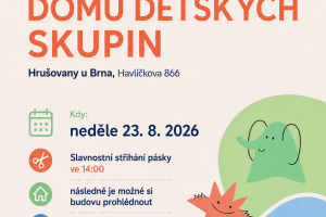 Pozvánka na Den otevřených dveří v Hrušovanech u Brna