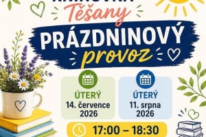 Otevírací doba knihovny o prázdninách 