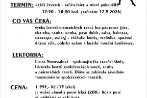 Pozvánka na taneční kurz pro ženy - Žatčany