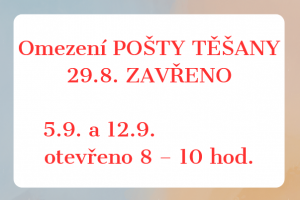 Omezení pošty