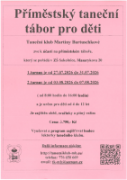 Příměstský taneční tábor pro děti Sokolnice