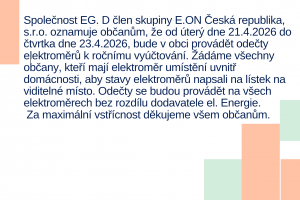 Odecty elektroměrů