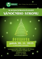 Slavnostní rozsvěcování vánočního stromu u kovárny 