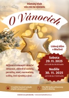 Pozvánka na vánoční výstavu v Blučině