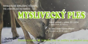 Pozvánka: Myslivecký ples