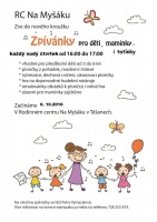 Pozvánka: Kroužek "Zpívánky"