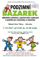 Pozvánka: Podzimní bazárek Těšany