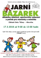 Pozvánka: Jarní bazárek v Těšanech