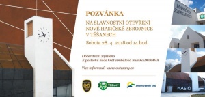 Pozvánka: Otevření nové hasičské zbrojnice