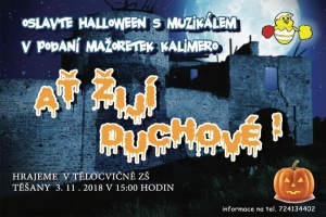 Pozvánka: Muzikál "Ať žijí duchové"