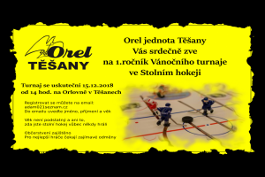 Pozvánka: Vánoční turnaj ve stolním hokeji