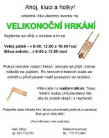 Pozvánka: Velikonoční hrkání