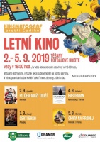 Kinematograf bratří Čadíků opět v Těšanech - Letní kino