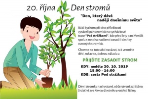 Pozvánka na akci: Přijďte zasadit strom