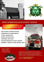 Nábor členů do výjezdové jednotky hasiců