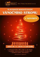 Pozvánka: Slavnostní rozsvěcování Vánočního stromu