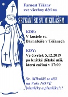 Pozvánka: Setkání se sv. Mikulášem v kostele