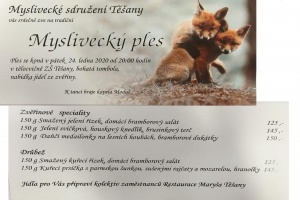 Pozvánka: Myslivecký ples