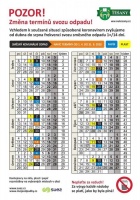 Přidání svozu odpadů v Těšanech- komunální 14.5.