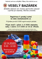 Pozvánka k prodeji na Těšanském Veselém bazárku