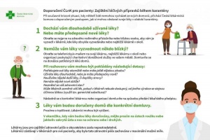 Postup vyzvedávání léků pro lidi v karanténě