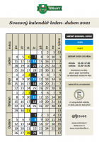 Nový svozový kalendář leden-duben 2021 - svoz 24.12. proběhne!!!