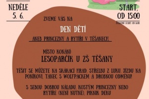 Pozvánka: Den dětí aneb princezny a rytíři v Těšanech