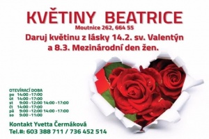Květiny Moutnice
