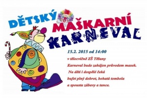 Dětský maškarní karneval Těšany
