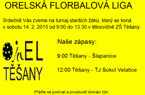 Turnaj starších žáků ve florbale