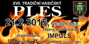 Hasičský ples Těšany - 21.2.2015