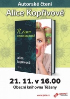 Pozvánka: Autorské čtení Alice Kopřivové