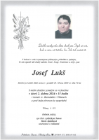 Smuteční oznámení - pan Josef Lukš -  25.3.2024